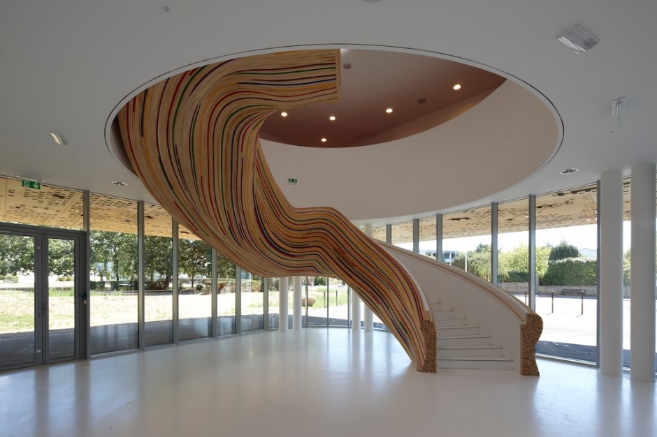 Stairs at The School of Arts - Tétrarc Architects